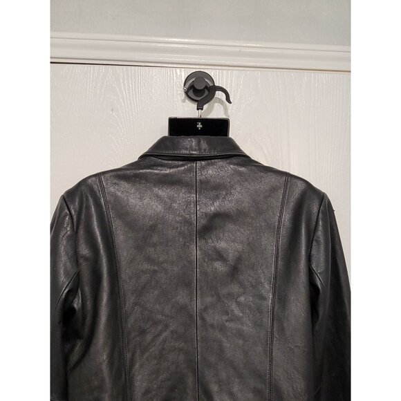 Preston & York Genuine Lambskin Jacket Women‎ Sz XL Leather Full Zip Winter Work - Picture 5 of 8